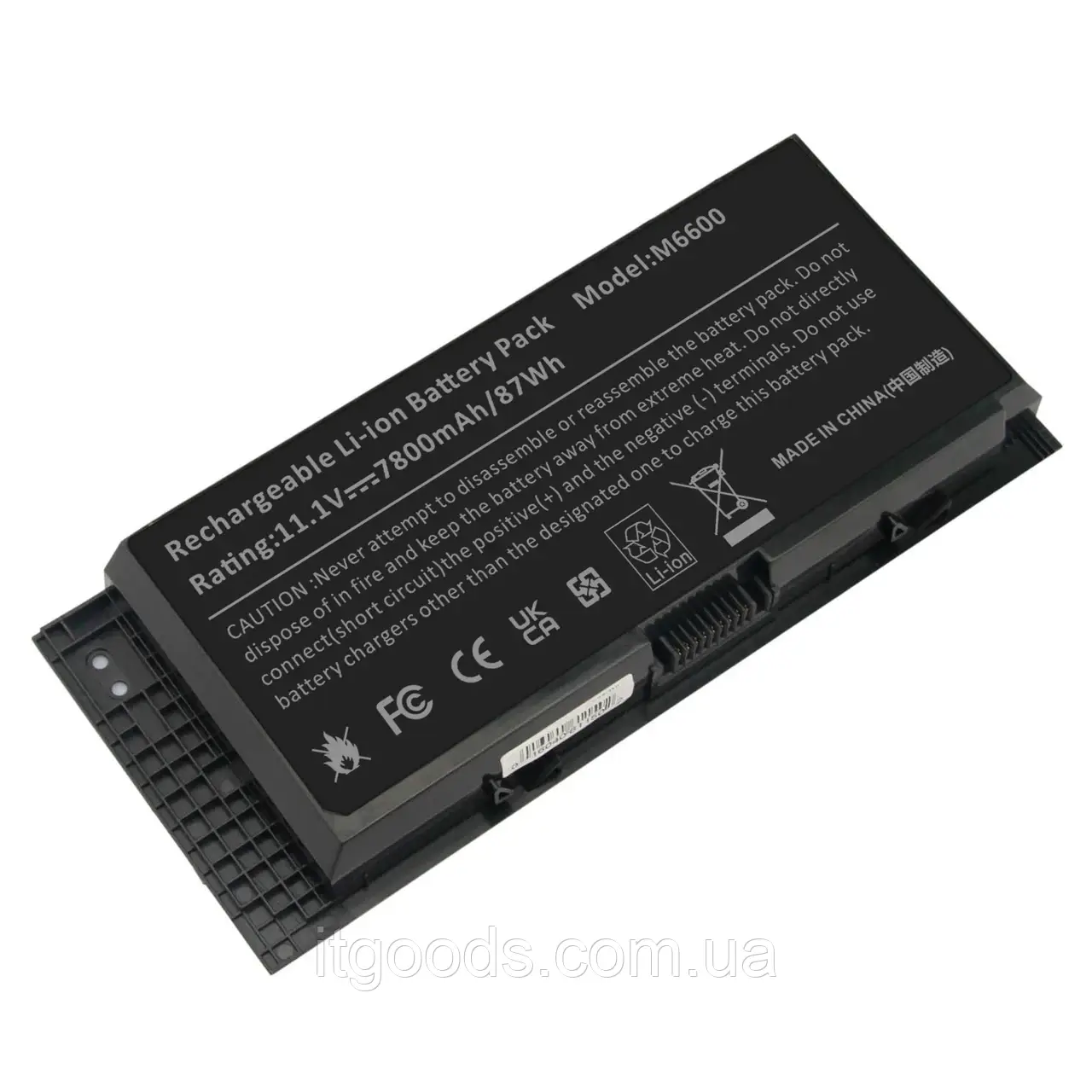 Батарея для ноутбука Dell 312-1176 6600mAh M4600 M4700 M6600 M6700 97KRM KJ321 X57F1 0TN1K5 3DJH7 9GP08 FV993