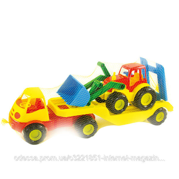 Дитячий Іграшковий трейлер Mochtoys 5338 [Склад зберігання: Київ №1]