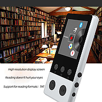MP3 плеєр Mahdi A5 Bluetooth 5.0 Hi-Fi 16Gb English version із зовнішнім динаміком сріблястий, фото 4