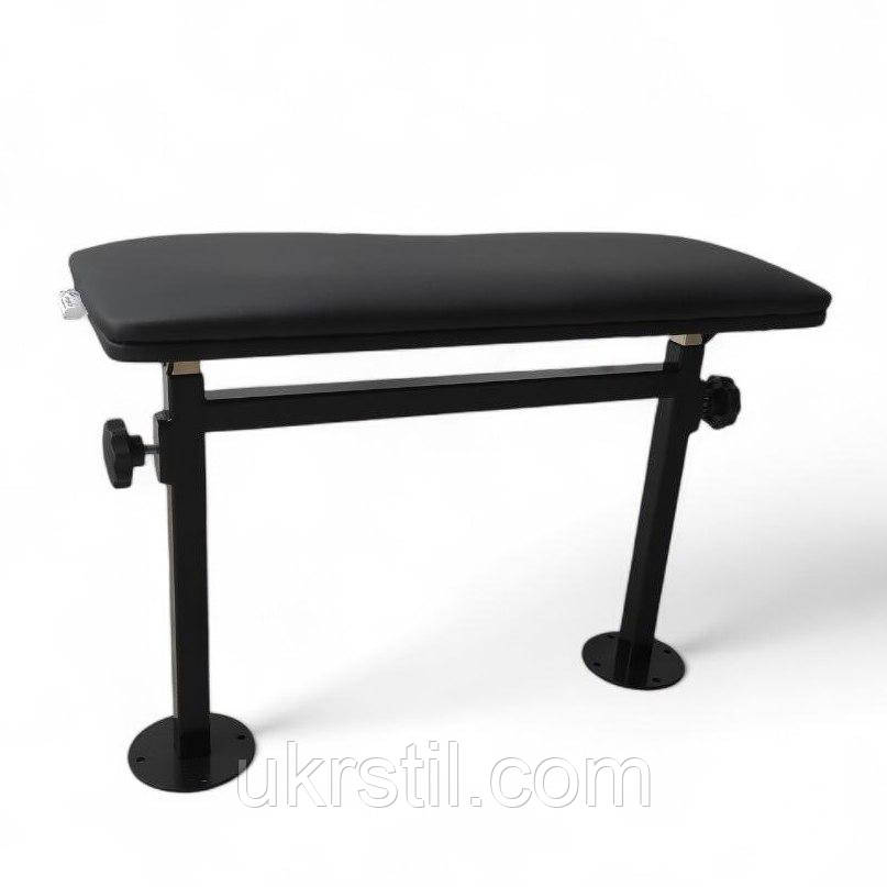 Підставка для педикюру Tertio 7 з регулюванням висоти на чорних ніжках, фото 1