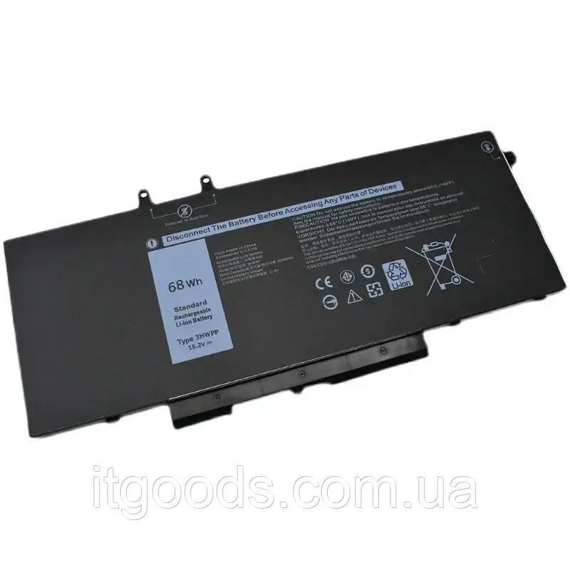 Батарея для ноутбука Dell 3HWPP 15.2V 68Wh 4250mAh Latitude 5400 5401 5500 5501 15 5500 | Precision 3541