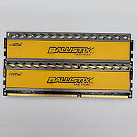 Пара оперативної памяти Crucial Ballistix DDR3 8Gb (2x4Gb) 1866MHz PC3 14900U CL9 (F3-1866C9D-8GAB) Б/В