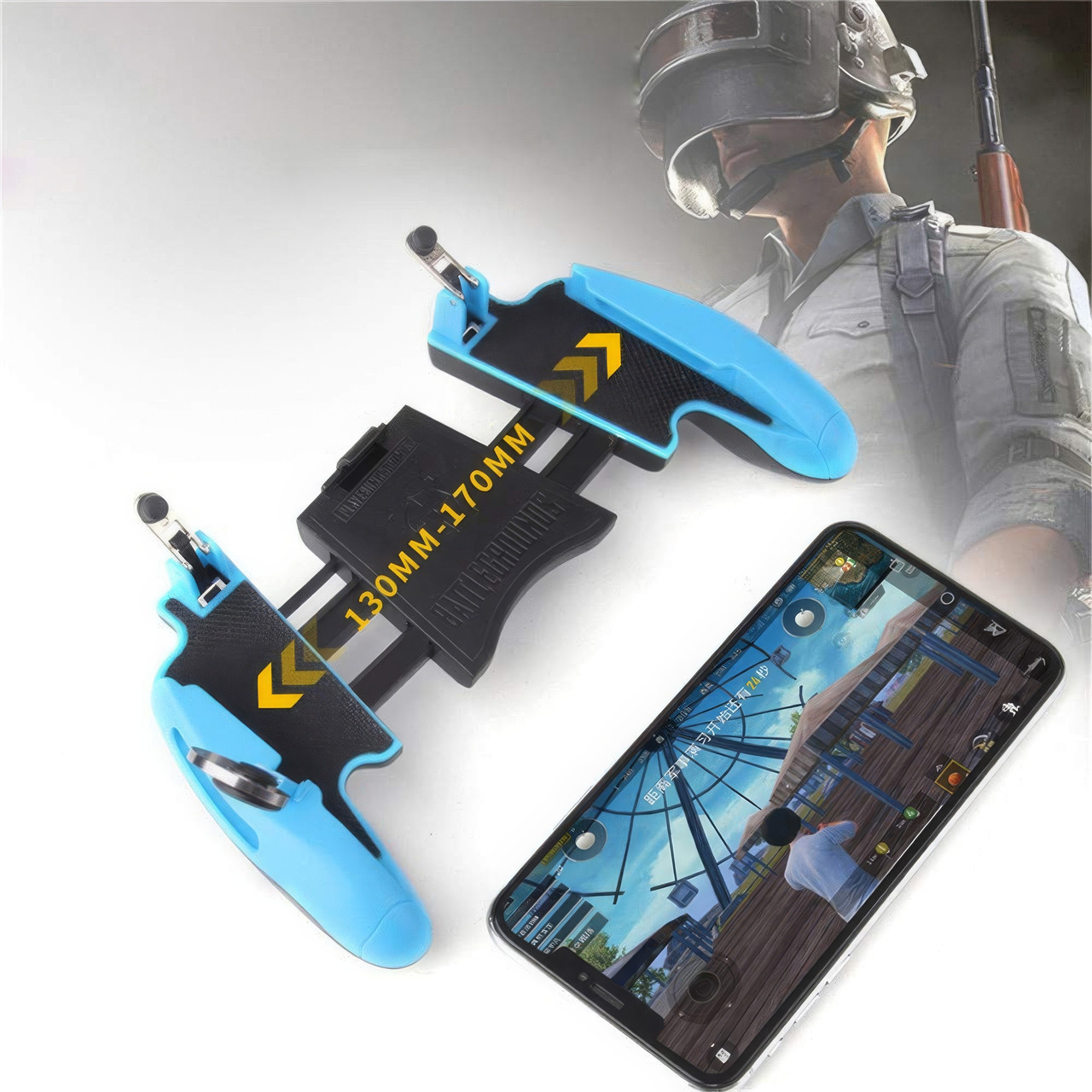 Gamepad для мобільного game controller Z8 Синій, геймпад тригер для смартфонів, iphone
