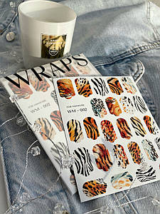 SLIDIZ Плівки для манікюру/WRAPS for manicure WM002