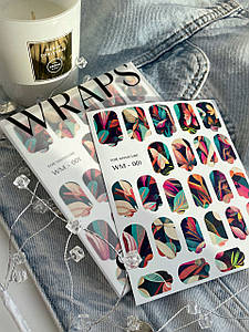 SLIDIZ Плівки для манікюру/WRAPS for manicure WM001