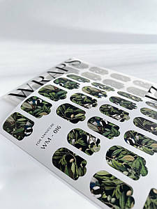 SLIDIZ Плівки для манікюру/WRAPS for manicure WM016