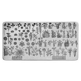 Пластина для стемпінгу Adore Professional Sp15, рослини