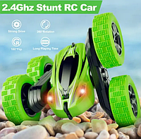 Дитяча трюкова машинка перевертень акумуляторна Stunt Dump Truck на радіокеруванні, USB колір уточнити