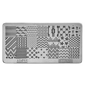 Пластина для стемпінгу Adore Professional Sp12, морська тематика
