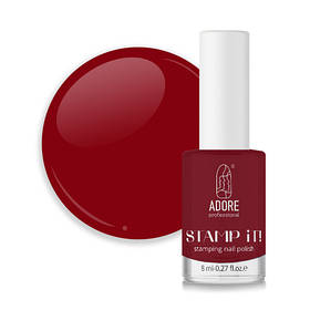 Лак для стемпінгу Adore Stamp it №05 poppy, 8 мл