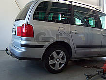 Фаркоп Ford Galaxy 2000-2006 (Форд Галаксі) без підрізання бампера, фото 6