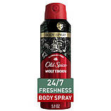 Дезодорант спрей Old Spice Red Zone Aluminum Free Body Spray Deodorant Wolfthorn (США) 144g, фото 2