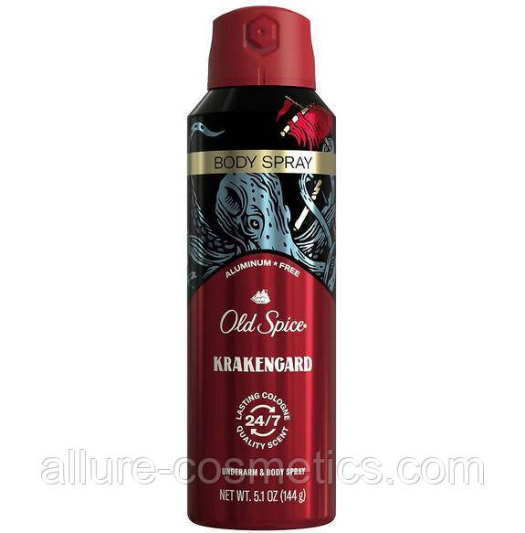 Дезодорант спрей Old Spice Red Zone Body Spray Deodorant Krakengard (США) 144g