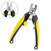 Кігтеріз пряме лезо с нержавіючої сталі великий Bronzedog 15х5 см (2007033015559)