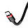 Кабель Baseus Cafule Type-C - Type-C 60W/2m (CATKLF-H91) (Black-Red), фото 4
