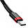 Кабель Baseus Cafule Type-C - Type-C 60W/2m (CATKLF-H91) (Black-Red), фото 5