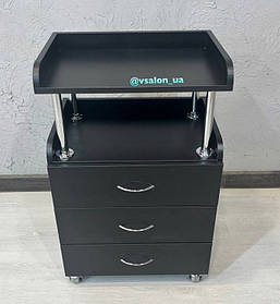 Візок косметологічний із ящиками та бортиками на поличках V170