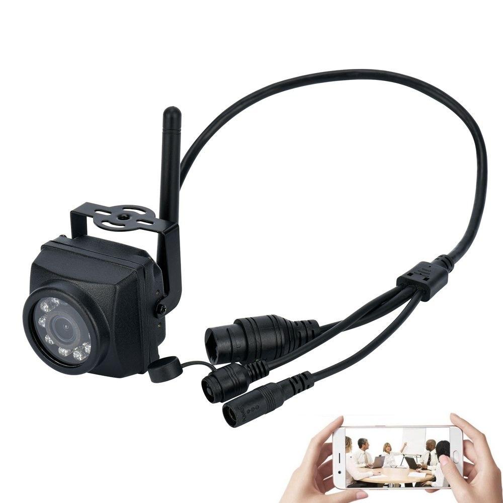 Металева IP Wi-Fi мінікамера HQcam IR 940nm 1080P 3,6mm Onvif, AP Hotspot. CamHi​​​​​ Pro, фото 1