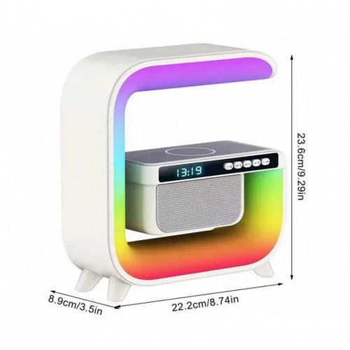 Беспроводная лампа ночник RGB G3, Беспроводная зарядная станция с ...