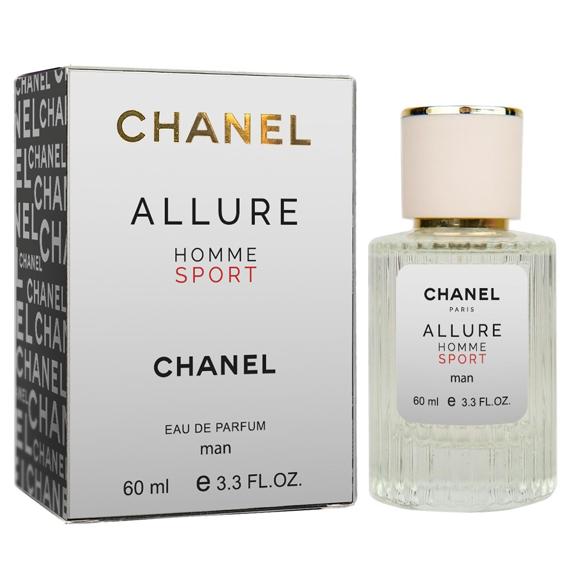 Парфуми чоловічі Chanel Allure Homme Sport 60 мл (УПАКОВКА 18 ШТУК)