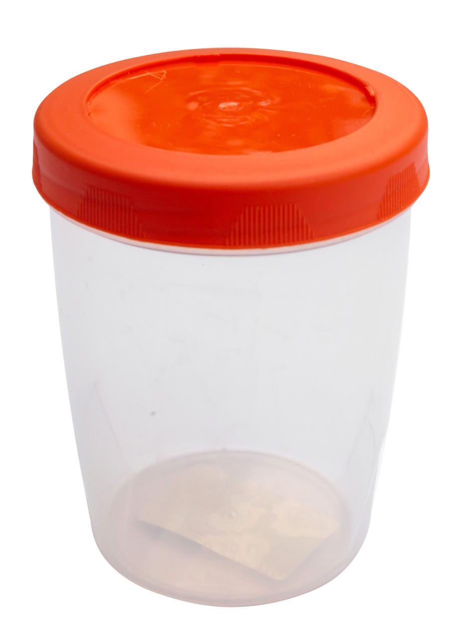 Банка з кришкою з різьбовим з'єднанням.Вінтаж 300 мл (Полімерпобут), фото 1