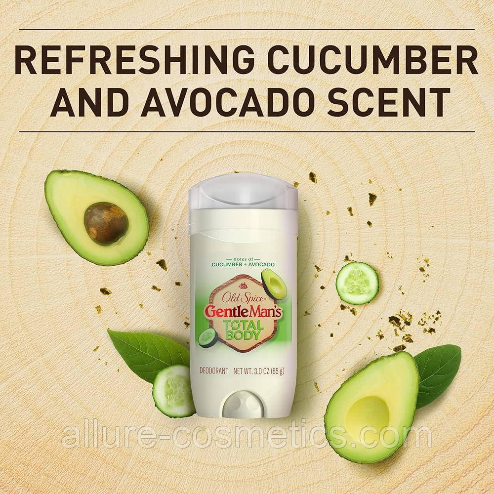 Дезодорант для всього тіла Old Spice Gentleman's Total Body Deodorant Cucumber + Avocado 85g (США)