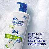 Шампунь кондиціоно проти лупи 2 в 1 Head & Shoulders 2 in 1 Green Apple 950 мл, фото 3