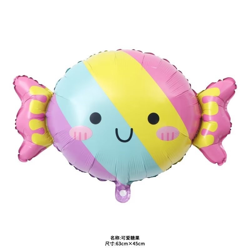 Фольгована кулька фігура Цукерка 63х45 см, фото 1