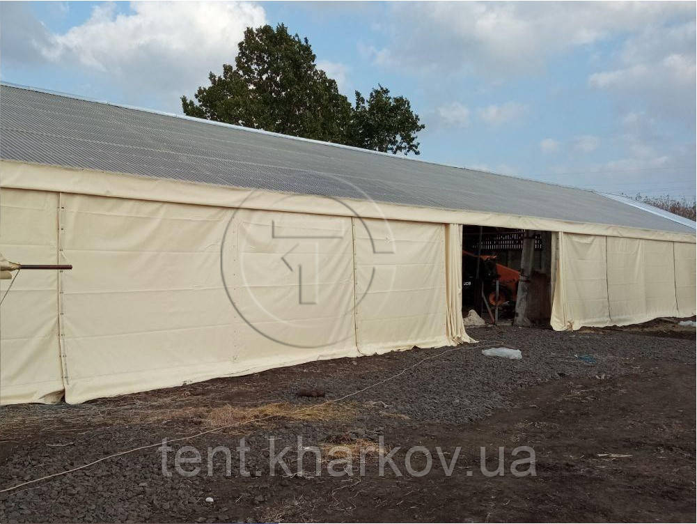 Завіса тент, штора на виробництво 3,0*10,0 м, фото 1