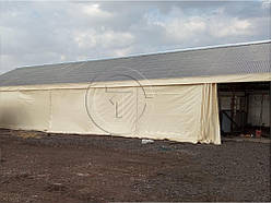 ПВХ штора тентова стіна перегородка 4,0*10,0 м