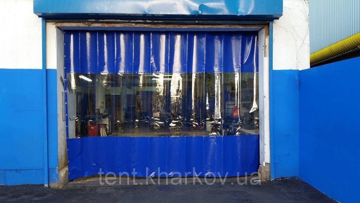 Штора ПВХ з прозорою вставкою 2,0*3,0 м