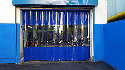 Штора ПВХ із прозорою вставкою 2,0*3,0 м