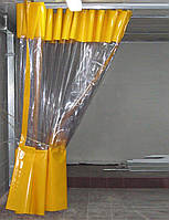 Штора ПВХ із прозорою вставкою 2,0*4,0 м