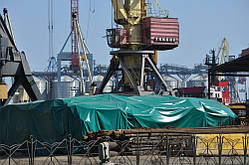 Захисний тент ПВХ на товар 20,0*20,0 м