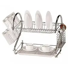 Органайзер для сушіння посуду та кухонних приладів Wet Dish Organiser 8051S ART-0448, фото 5