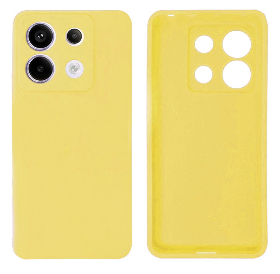 Чохол Silicone case Camera Protective для Xiaomi Redmi Note 13 4G (20) жовтий Yellow