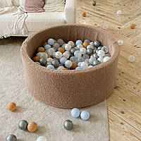 Сухий басейн Teddy до 2 років з кульками 200 шт. дозволені дітям від народження