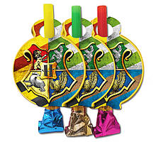 Язичок гудок карнавальний Гаррі Поттер, 6 шт. в уп