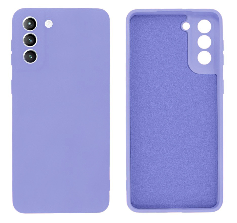 Чохол Silicone case Camera Protective для Samsung S21 Plus (13) ліловий Lilac