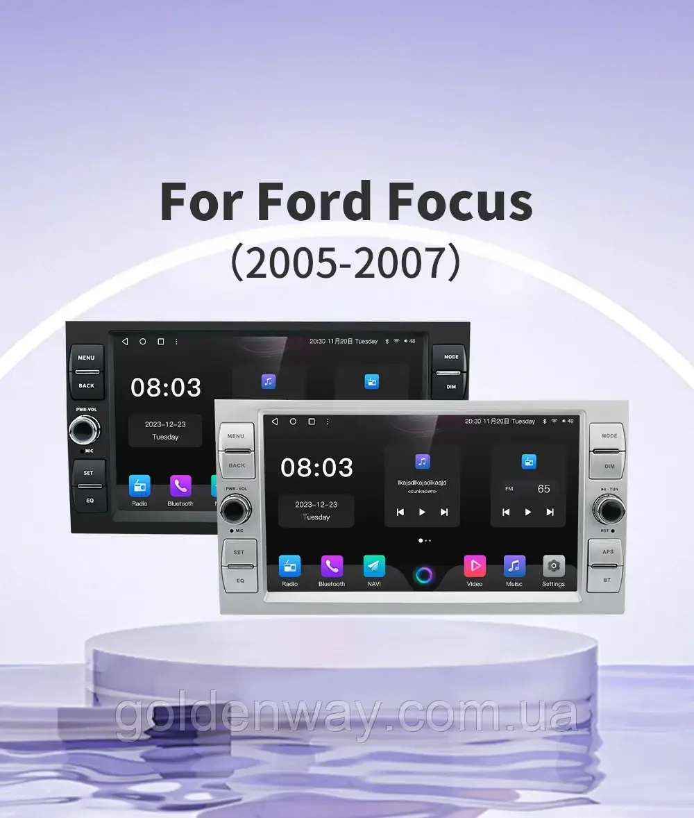 Штатна автомагнітола Android FORD Focus Focus 2 Kuga Fiesta Mondeo 4 C-Max Чорний S920