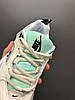 Жіночі кросівки Nike M2K Tekno White Grey Turquoise Кеди Найк М2К Текно шкіряні білі демісезон, фото 10