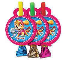 Язичок гудок карнавальний Скай, 6 шт.