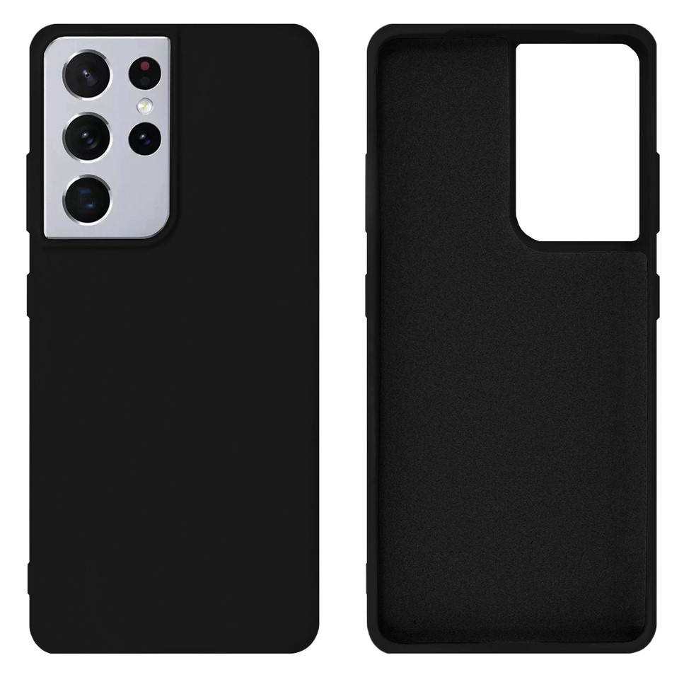 Чохол Silicone case Camera Protective для Samsung S21 Ultra (03) чорний Black