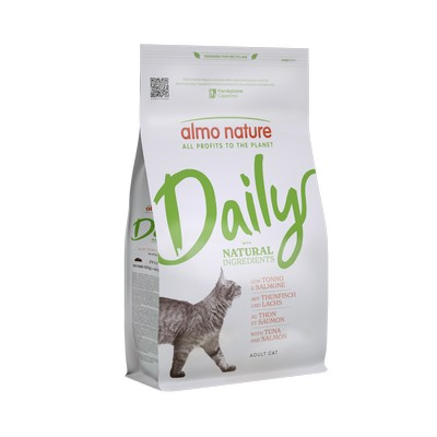 Сухий корм для котів Almo Nature (Альмо Натюр) Daily Cat з тунцем та лососем 1.2 кг