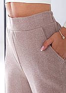 Штани з високою талією на гумці (р.42-56) твід, фото 5