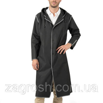Promo Ціна! Дощовик Perletti City чорний/сріблястий М (14210177M) - тільки на ZaGrosh.com.ua