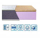 Матрац EuroSleep BRAVE Foam-Cocos 70х190, фото 4