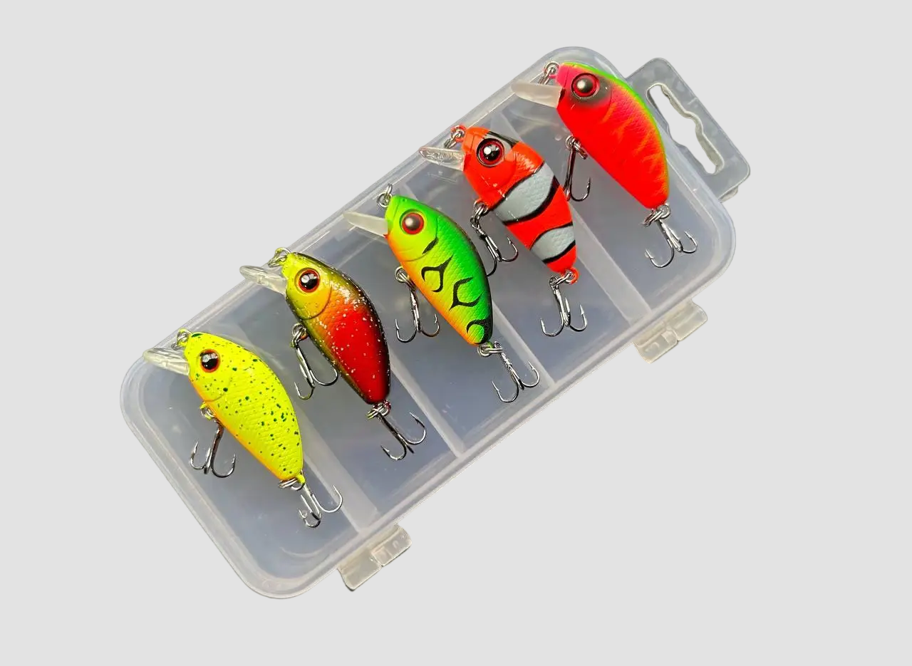 Набір Воблерів Columbia L-MINNOW 33 F 2.5гр 5шт в коробці