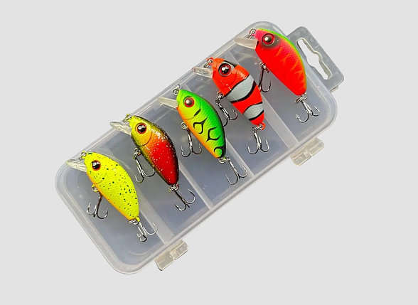 Набір Воблерів Columbia L-MINNOW 33 F 2.5гр 5шт в коробці, фото 1