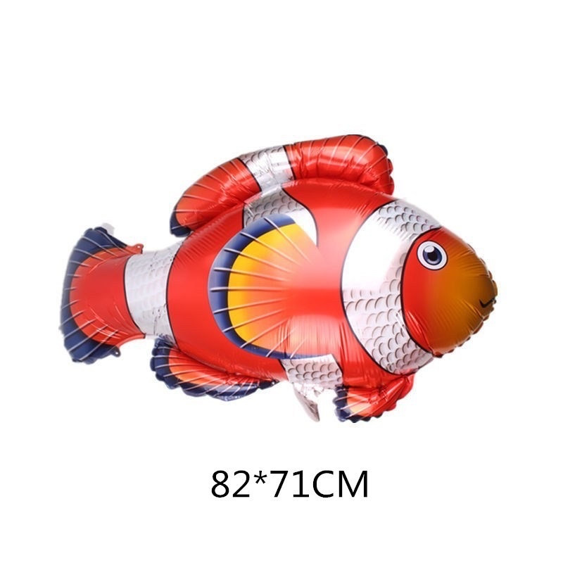 Фольгована кулька фігура Рибка 82х71 см, фото 1